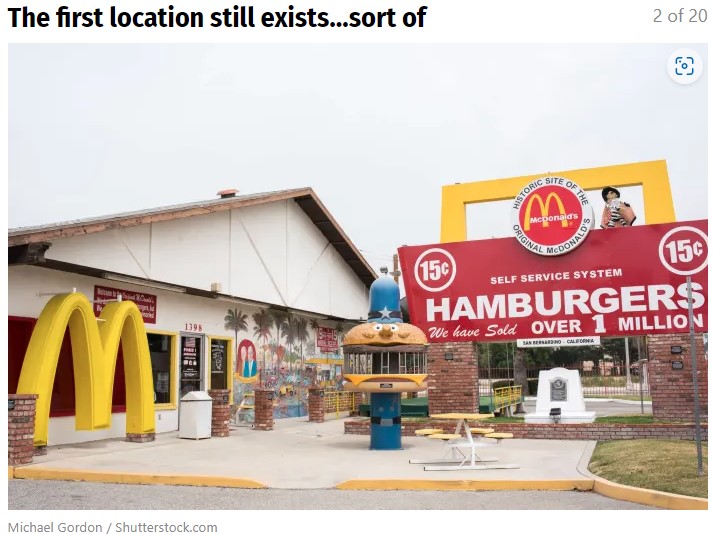 20 fascinating facts about McDonald’s  by By Matt Sulem