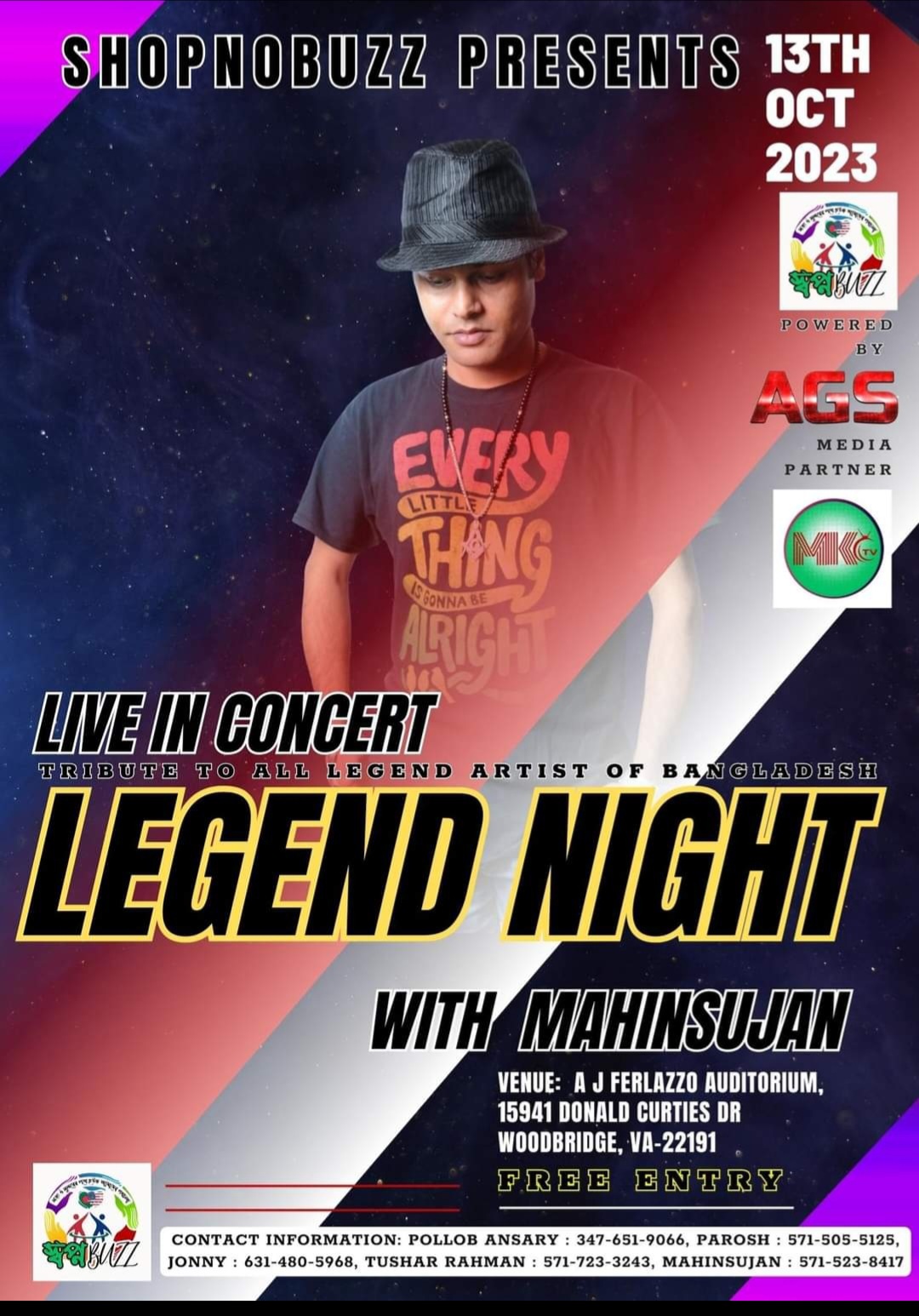 Legend Night with Pollob 13 Oct 2023