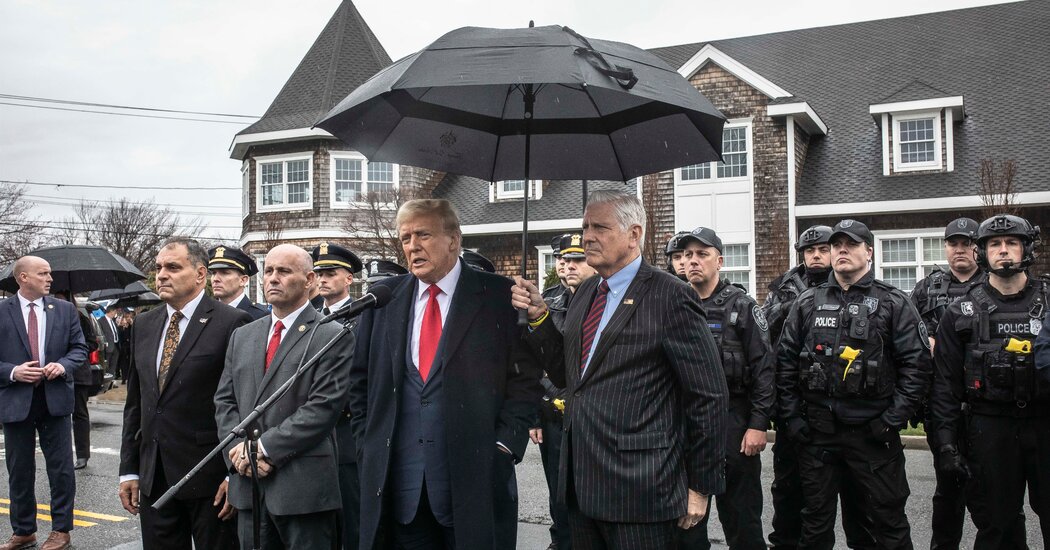 Trump Calls for Crime Crackdown at Wake of NYPD Officer Jonathan Diller