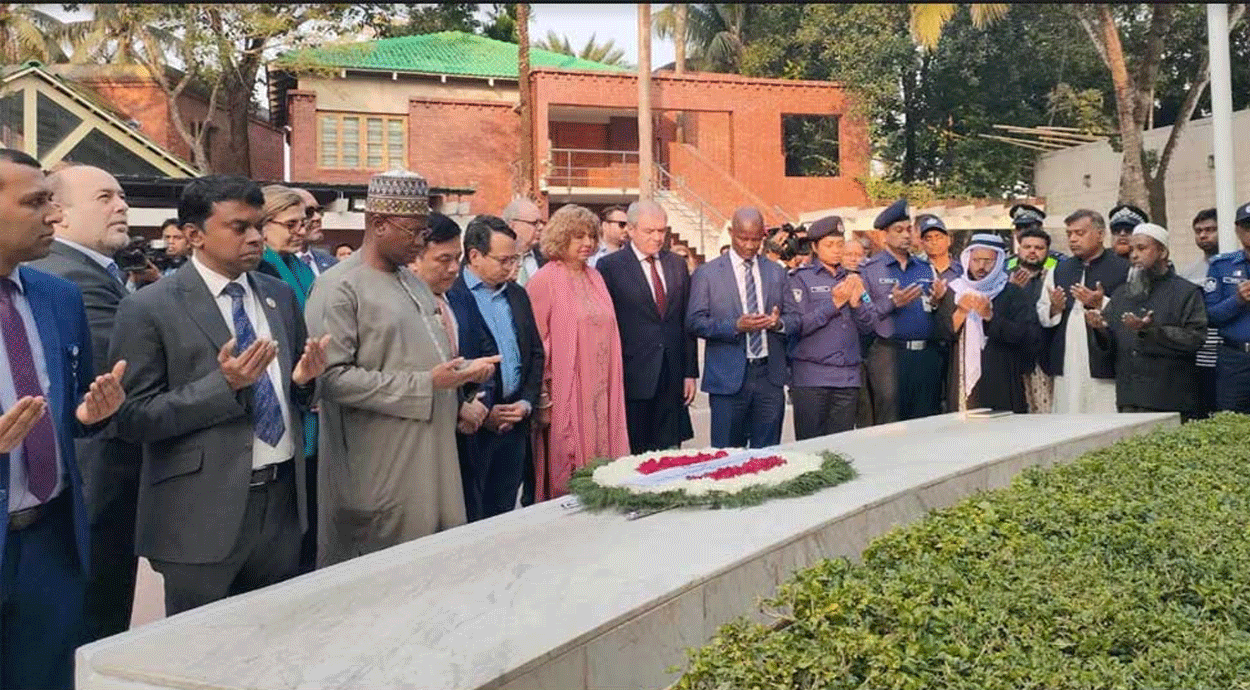 Ambassadors of 14 countries pay tribute to Bangabandhu's tomb – Bangladesh Diplomat