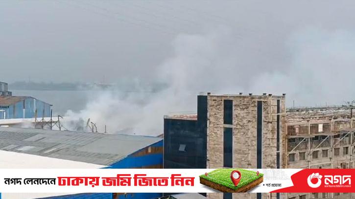 Superboard factory fire in Ghazaria is under control, but not completely extinguished