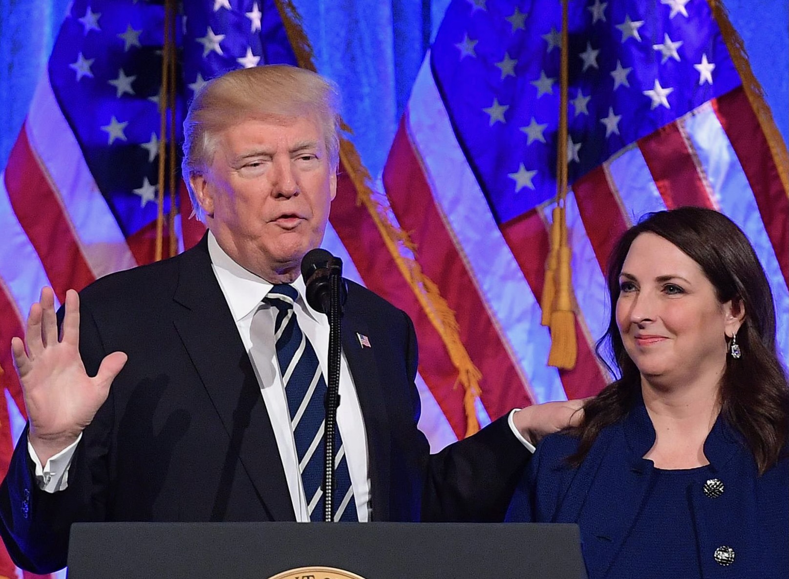 Trump Ridicules Ronna McDaniel for Getting ‘Fired by Fake News NBC’