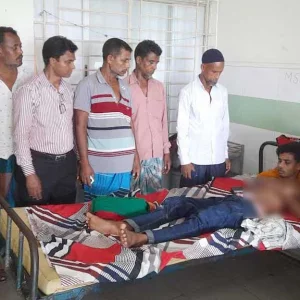 The businessman was beaten up and robbed of money for demanding money