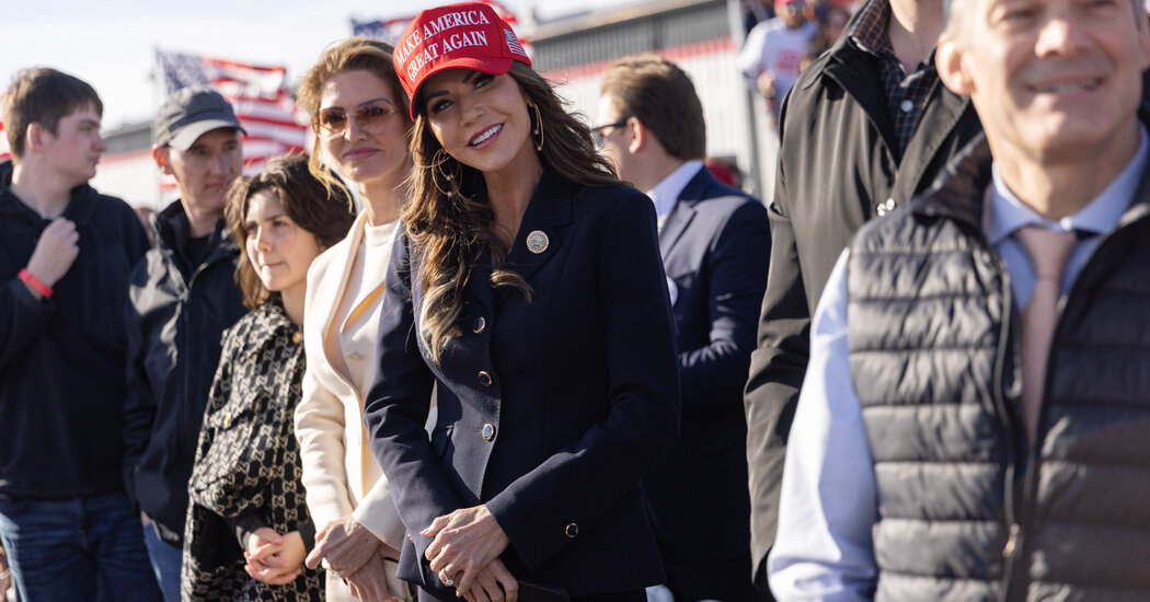 Kristi Noem, South Dakota Governor and Trump VP Contender, Is Barred by Tribes