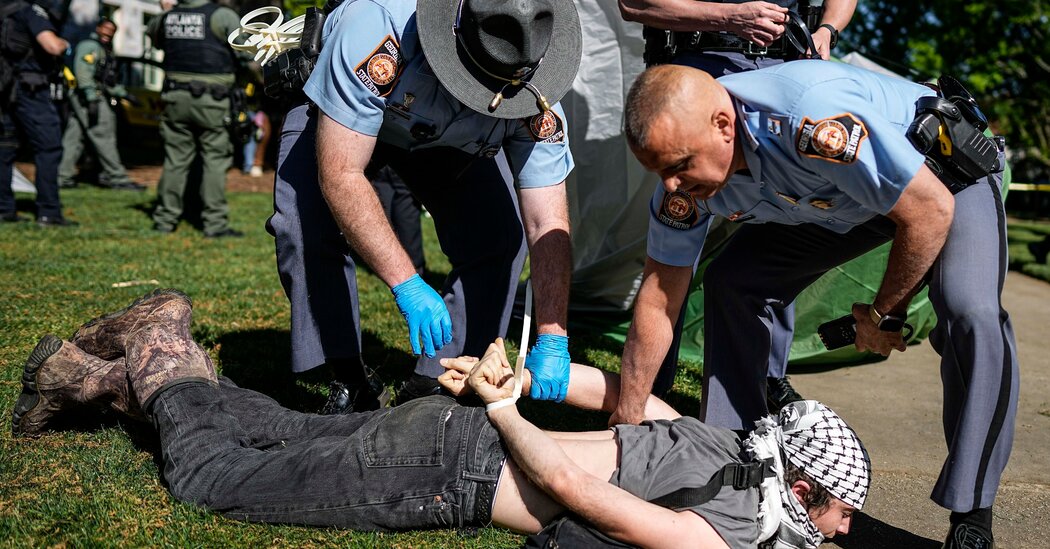 Emory in Atlanta Is Latest University to Crack Down on Protests