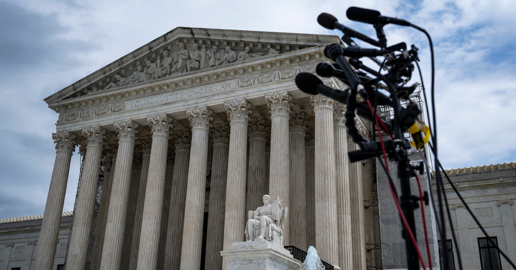 Amid Cases on Abortion and Trump, Roberts Reflects on Supreme Court’s Work