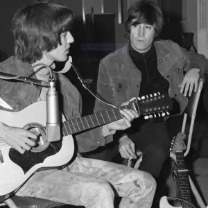 John Lennon's lost guitar found after 50 years, goes up for auction