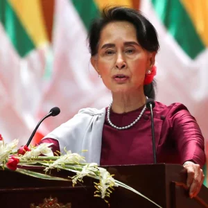 Suu Kyi was removed from prison and placed under house arrest