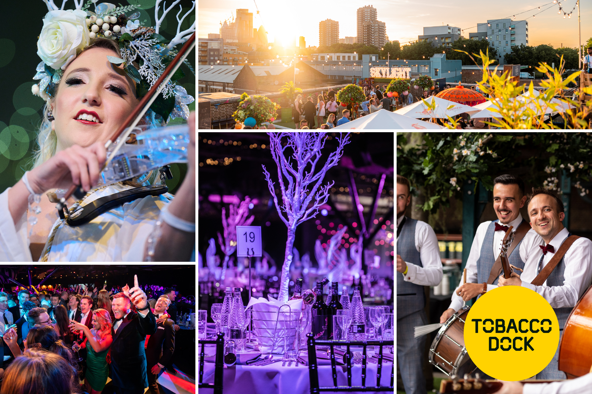 Parties are in season at Tobacco Dock