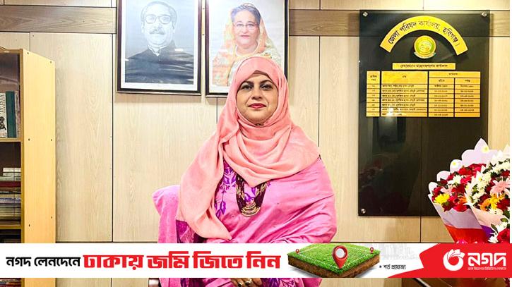 Habiganj Zilla Parishad's first female chairman