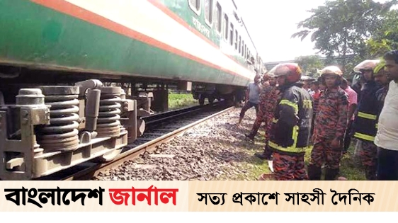 Train brake caught fire in intense heat, 10 passengers injured