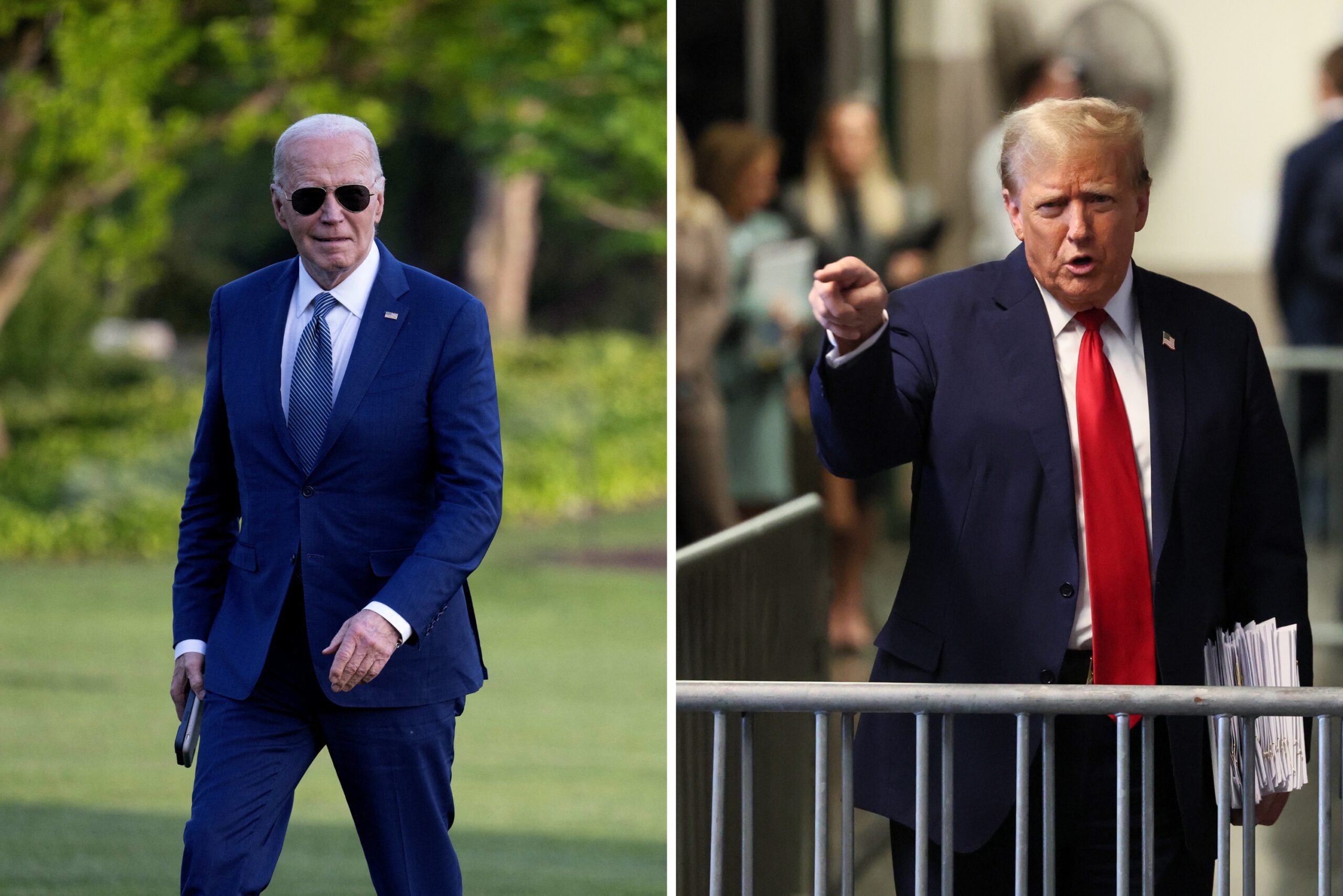 Trump Says Biden ‘Hates Israel,’ Blames Him for Pro-Palestinian Protests