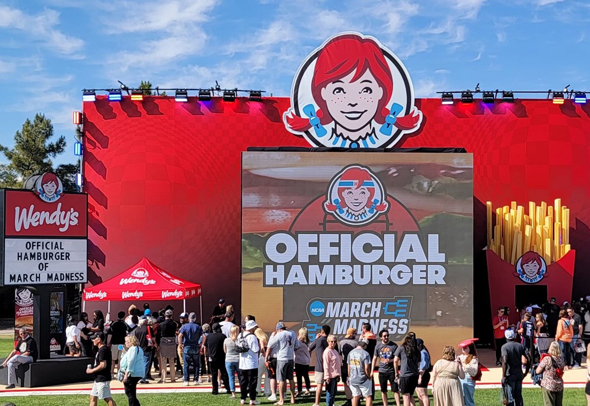 Wendy’s NCAA Sponsorship Sizzles with Scale and ‘The Square’