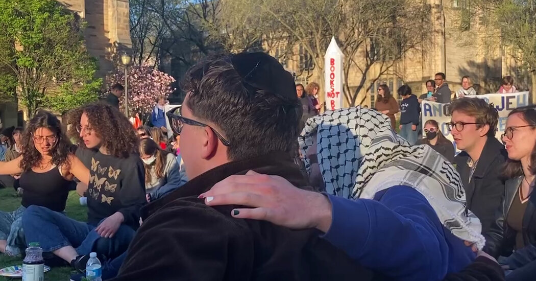 A Night Different From Others as Pro-Palestinian Protests Break for Seder