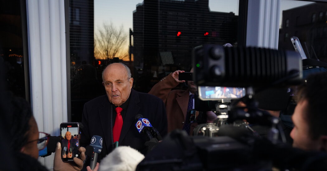 Giuliani’s Bankruptcy Creditors Demand to Know His Spending
