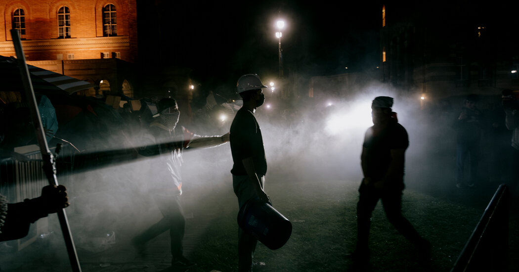 Attack on UCLA Encampment Stirs Fears of Clashes Elsewhere