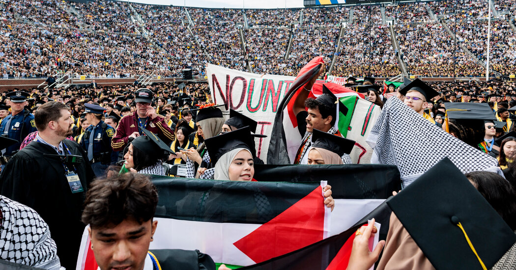 University Graduation Season Gets Underway Amid Ongoing Protests