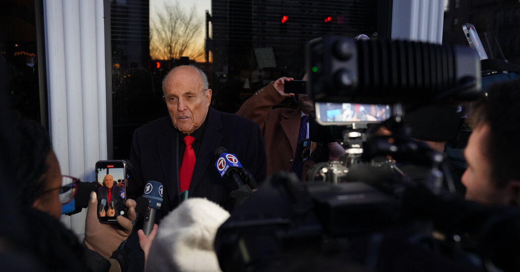Giuliani and Other Trump Allies Arraigned in Arizona Election Case