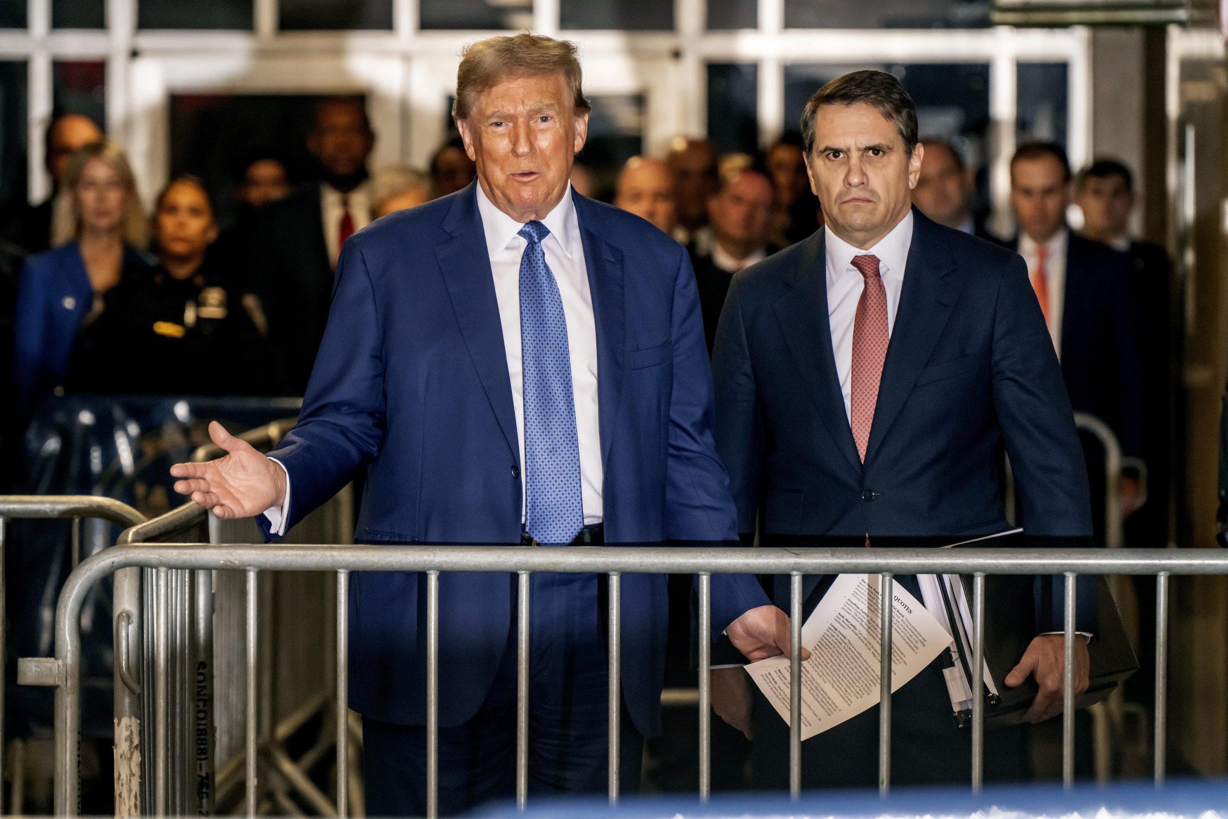 Donald Trump May Have Broken Gag Order Again Outside Court