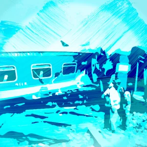 A woman died after being hit by a train in Kulaura