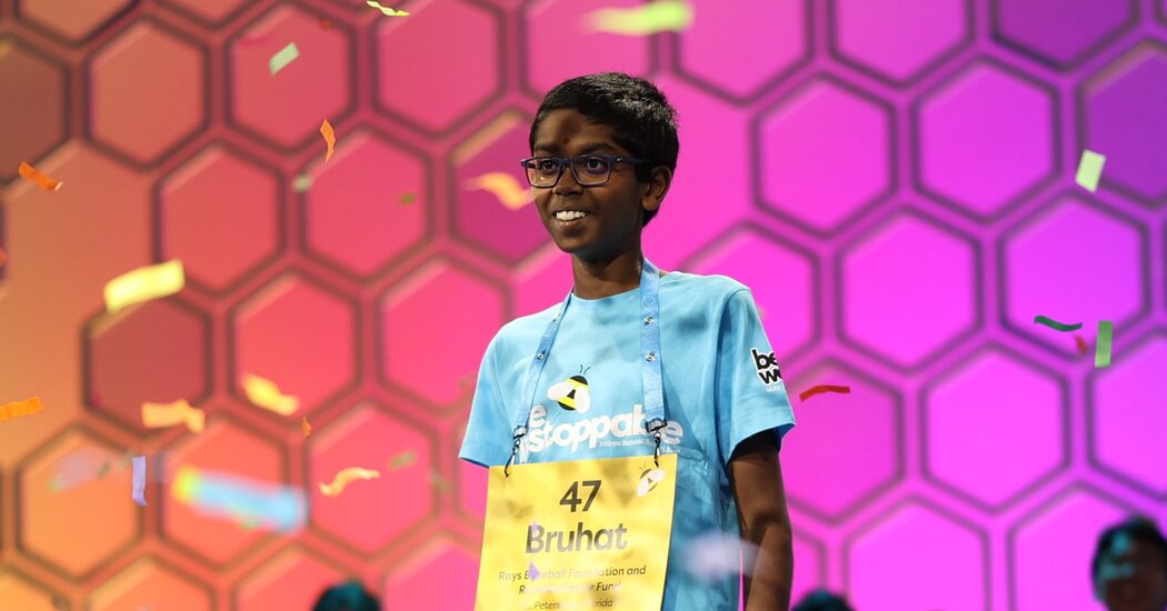 Bruhat Soma’s Electric Tiebreaking Performance Earns Spelling Bee Championship