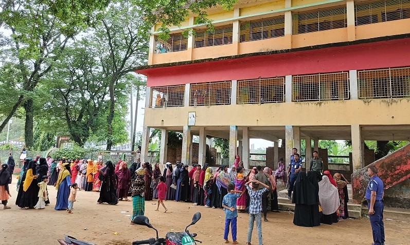 Sunamganj's four Upazila Parishad elections are going on