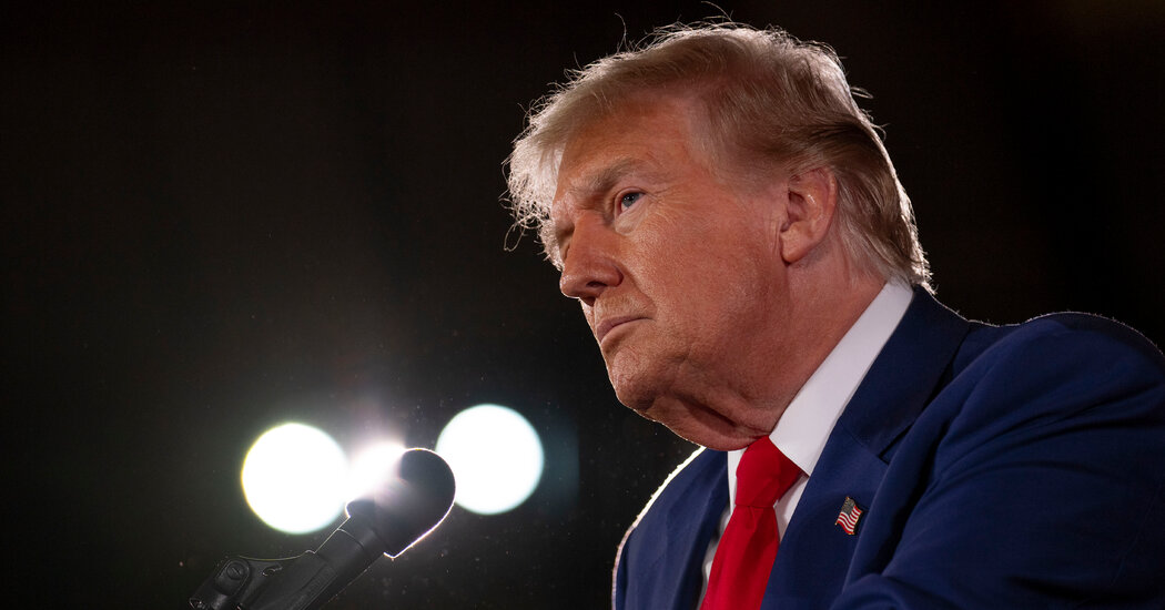 At Donor Retreat, Trump Calls Biden Administration the ‘Gestapo’