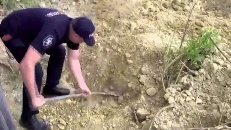 Old man buried alive, rescued after four days