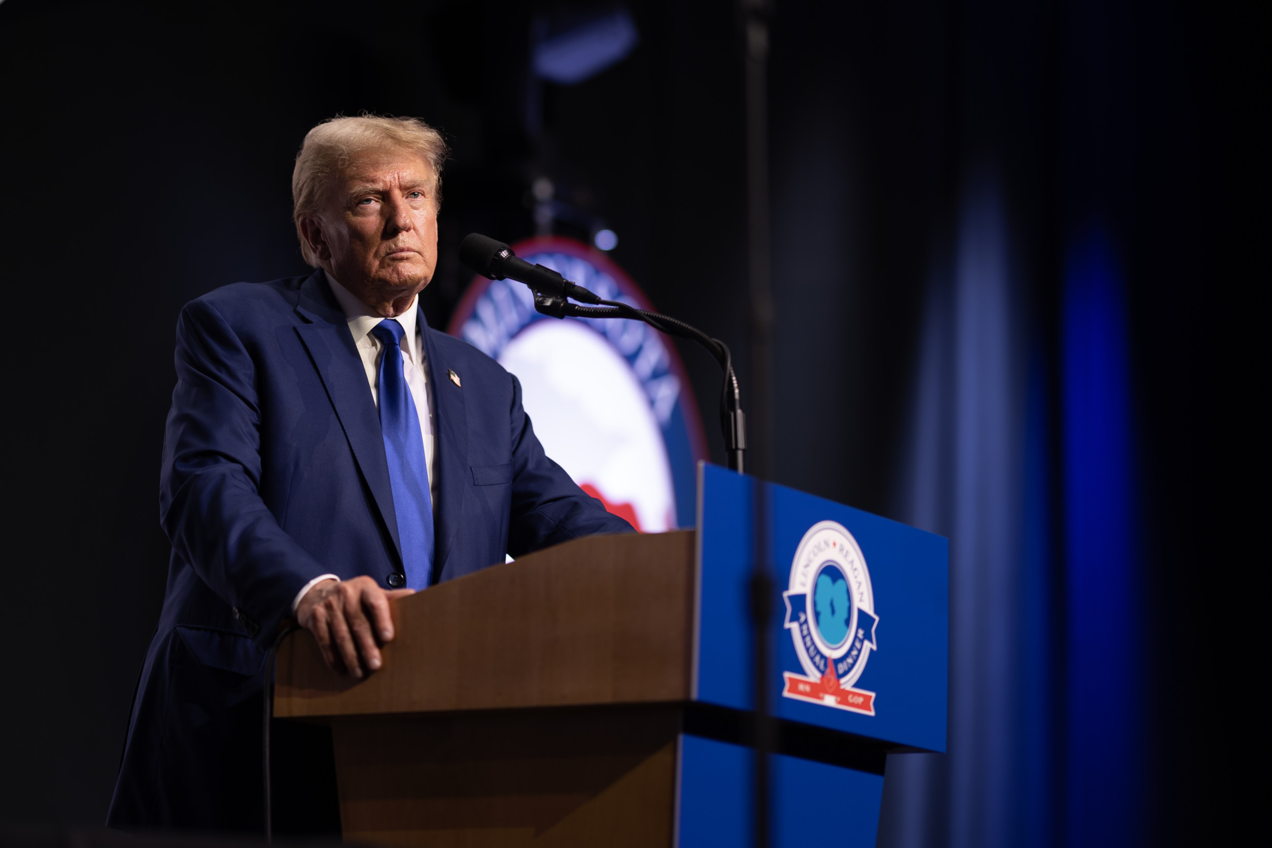 Donald Trump Blames ‘Crappy Contractor’ After Onstage Wobble