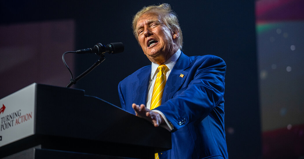 Trump Rails Against Border Crisis in First Campaign Event as a Felon