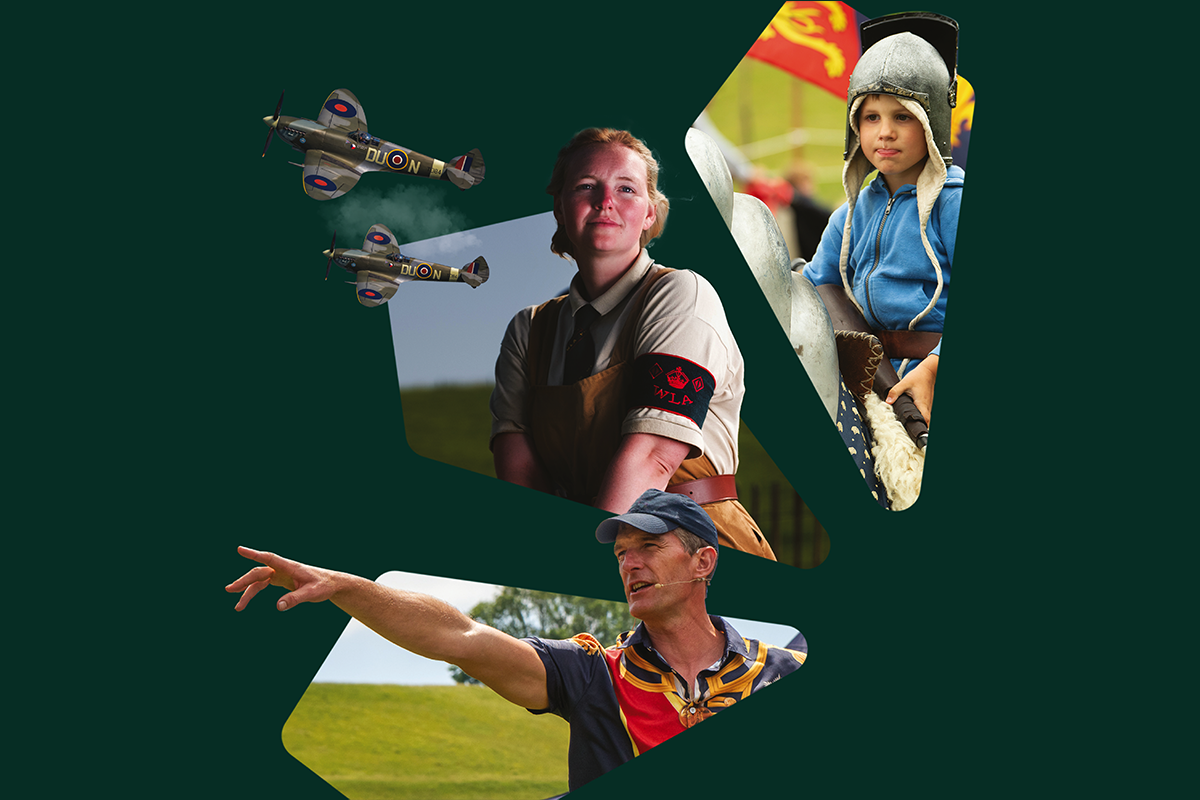 Chalke History Festival 2024 relaunches with event branding by Bloom