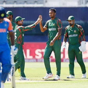 Shantos need 183 runs to beat India