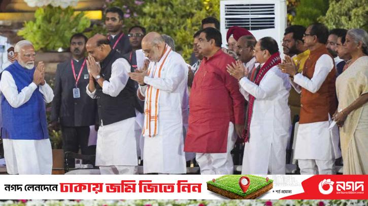 Modi's new cabinet with 72 people