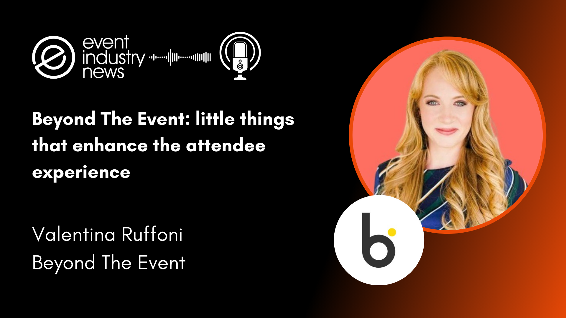 little things enhance the attendee experience