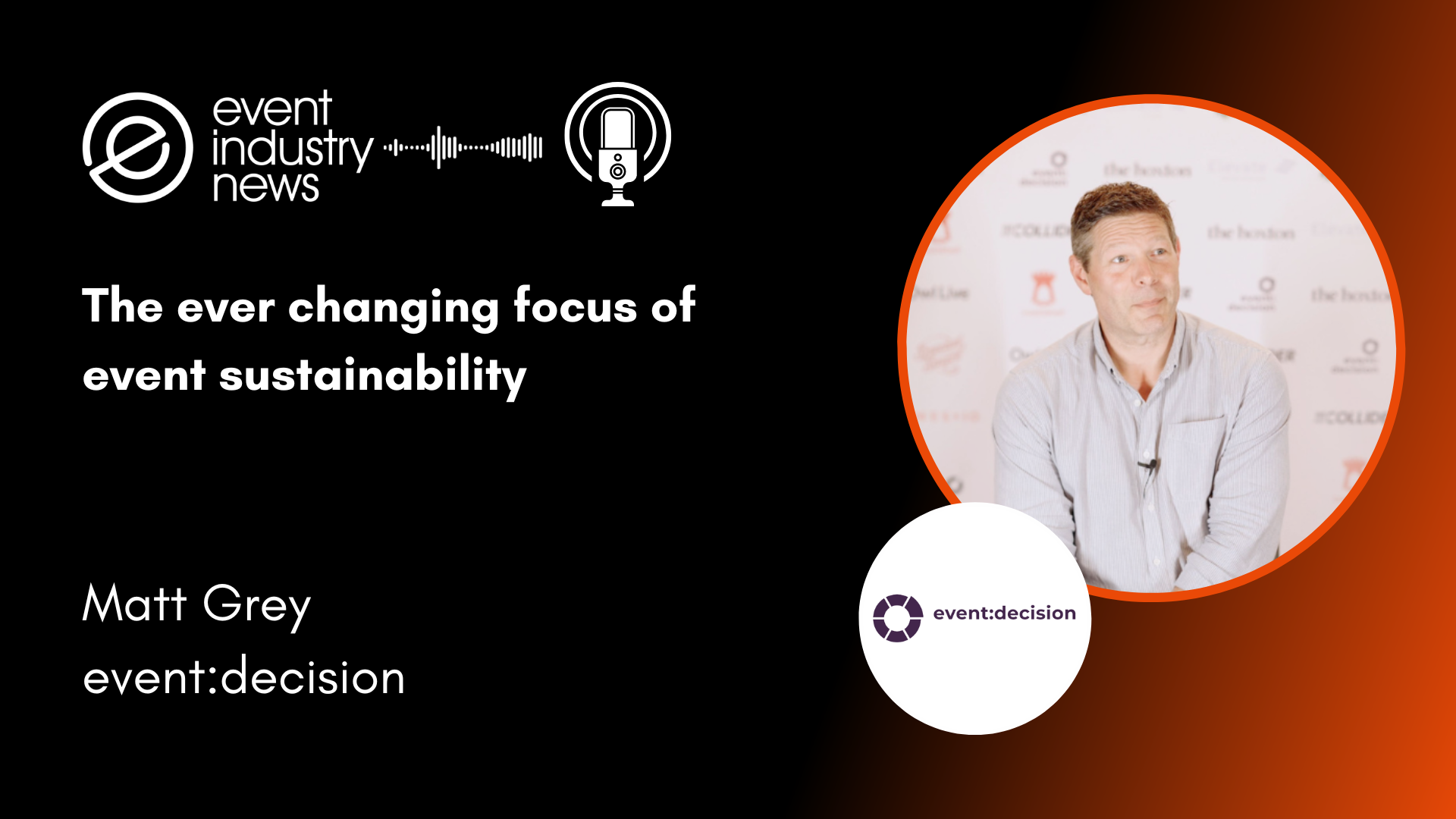 The ever changing focus of event sustainability