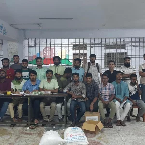Jabi students started to collect relief with the help of flood victims