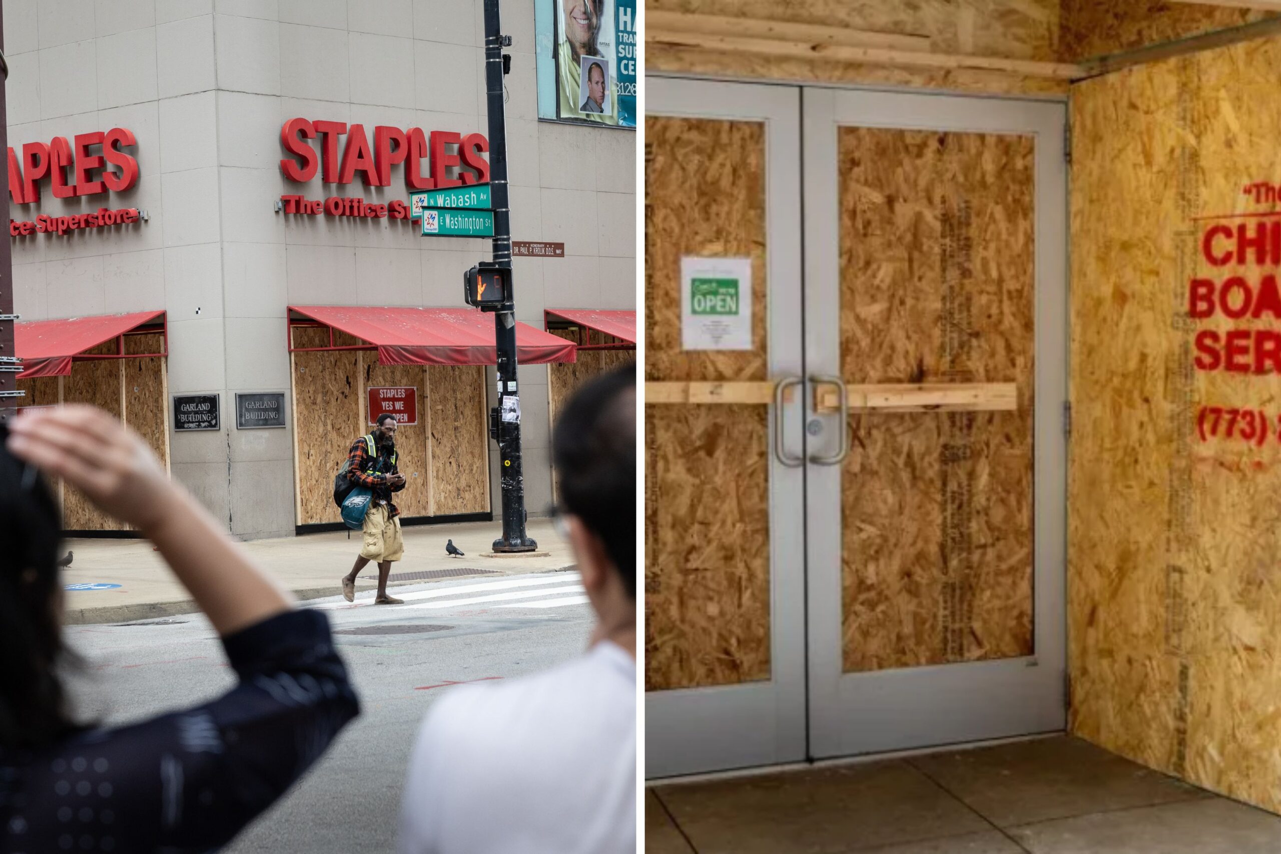Chicago Businesses Board Up Ahead of Potentially Violent DNC Protesters