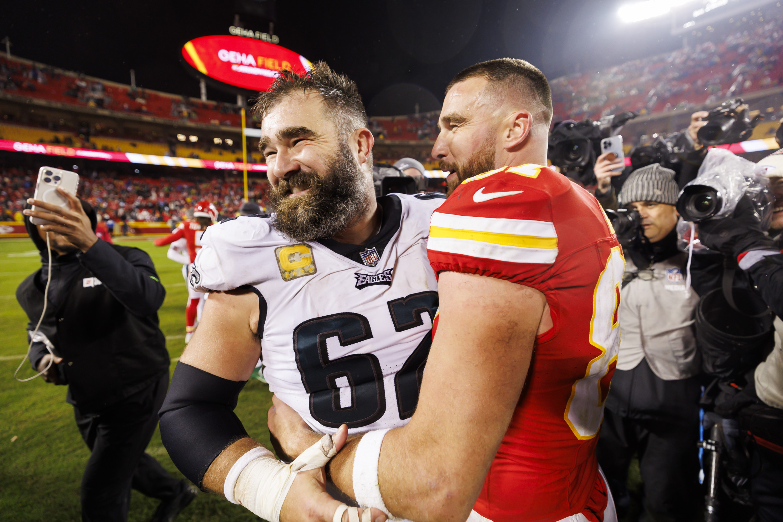 Travis and Jason Kelce’s $100M Podcast Deal Has Fans in a Chokehold