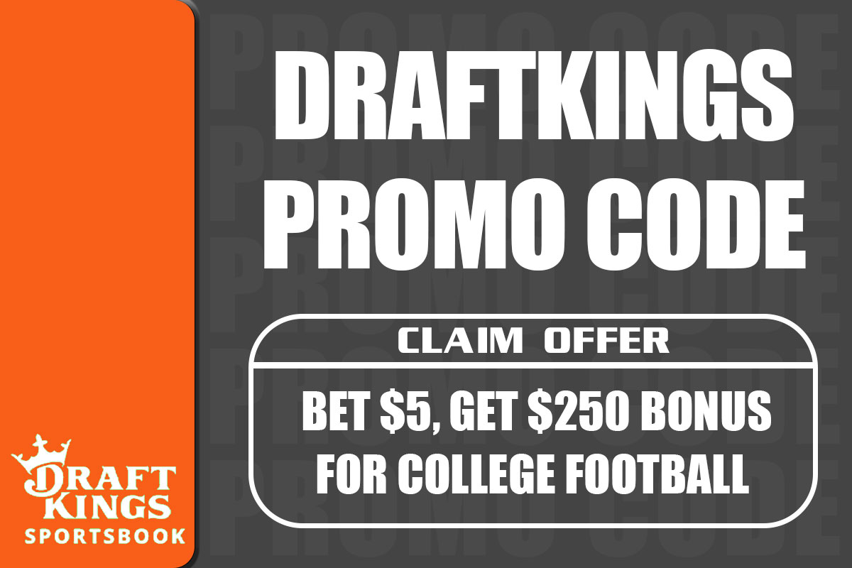 DraftKings Promo Code: College Football Is Back, Claim New $250 Bonus