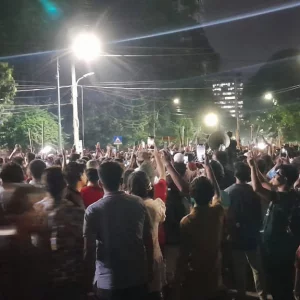 Army under the security of the secretariat, the students are stationed at the Shaheed Minar