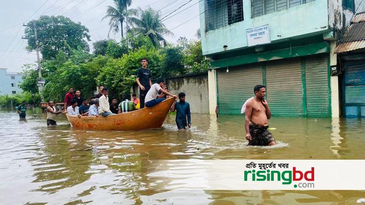 Hundreds of villages inundated by floods in Feni, rescue operations hampered by strong currents