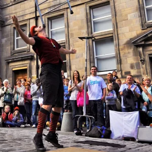 Mark Simmons told the joke of the year at the Fringe Festival
