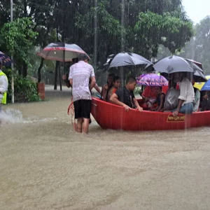 The public life of Feni was disrupted by the terrible floods of the past