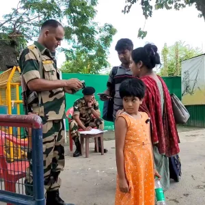After 5 days, passenger crossing started through Akhaura immigration check post