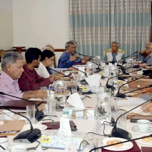 Yamuna in a meeting with the advisory council. Yunus