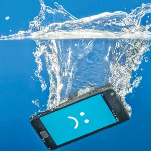If the mobile phone gets wet in water
