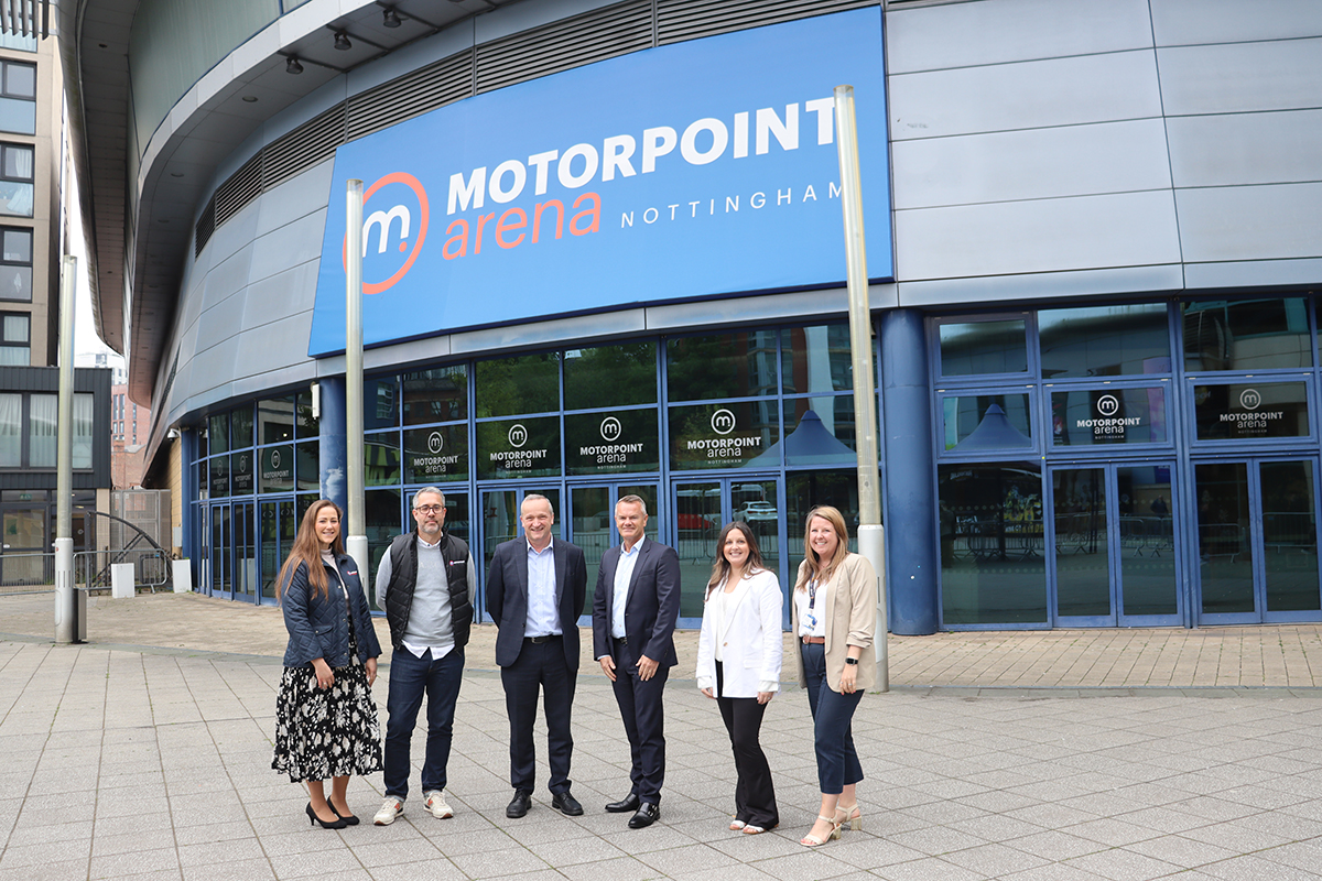 Nottingham’s world class entertainment venue renews naming rights with Motorpoint