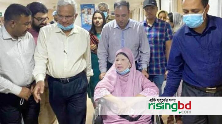 Khaleda Zia will return home in the evening