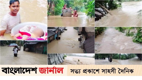 Heavy flood in Feni, army-BGB to rescue