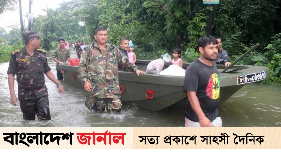 Armed forces rescued 9,500 flood victims